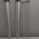 2 Pack X Frame Banner Stand Fits Any Banner Adjustable Size 23"X63" to 32"X78" with Portable Retractable Carrying Bag, Customize Stand for Trade Show Exhibition Market and Store Display, Silver