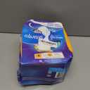 Always Infinity Feminine Pads for Women, Flexfoam Pads with Wings, Size 4, Overnight Absorbency, Unscented, 38 Count