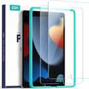 ESR Screen Protector Compatible with iPad 9th Gen (2021)/iPad 8th Gen (2020)/iPad 7th Gen (2019), Scratch-Resistant 9H Hardness HD Clear Premium Tempered Glass, Includes Installation Frame, 2 Pack