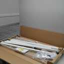 P4 Plus Rolling Clothes Rack Heavy Duty, Clothing Racks for Hanging Clothes, Free Standing Garment Racks with Wheels, Portable Closet Rack 45''W  20.5''D  80.5''H, Max Load 570 Lbs, White