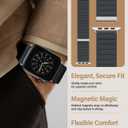 Patented Magnetic Link Sport Band Compatible with Apple Watch Bands Men 44mm 45mm 46mm 49mm 42mm 41mm 40mm 38mm Women, Nylon Sport Loop Strap for iWatch Ultra 3 2 1 SE Series 11 10 9 8 7 6 5 4 3 2 1