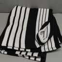 OJIA Black and White Striped Outdoor Rug 24''x51'' Washable Front Door Mat Outdoor Entry Rug Doormat Outside Door Mat Cotton Woven Indoor Area Rugs for Porch/Entryway/Entrance Decor