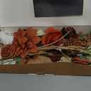 Ling's moment Burnt Orange Boho Deluxe Artificial Flowers and Greenery Combo Box Set, Rust Sepia Dried Fake Flower for DIY Wedding Bridal Bouquet, Centerpieces Decor, Floral Arrangement Decor, etc.