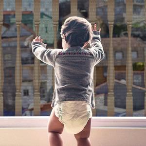 Child Safety Net, Durable Banister Guard for Baby Safety Stairs Railing Balcony Cribs, Banister Stair Mesh Baby Proofing, Easy to Install Stair Netting for Kids, Pets, Toys - (10ft Lx3ft H) Black