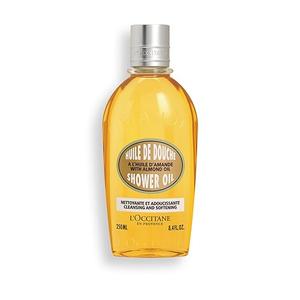 L'OCCITANE Cleansing & Softening Almond Shower Oil, Body Wash & Shaving Base Purifies & Smooths Without Drying Skin, Milky Lather, Nourishing Skincare