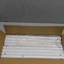 Calmootey Double Rod Clothing Garment Rack,Rolling Hanging Clothes Rack,Portable Clothes Organizer for Bedroom,Living Room,Clothing Store,White