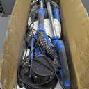 AZZUNO 21V 12-inch Brushless Weed Wacker Cordless Grass Eater Electric Lawn String Trimmer, Lightweight Brush Cutter 4.0Ah Battery Powered with Charger and Blades for Garden Yard (Blue)