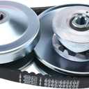 30 Series Go Kart Torque Converter 3/4" Bore + Torque Converter 5/8" Driven Clutch + Go Kart Drive Belt 725, for Go Karts, Mini Bikes