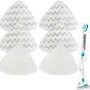 Mop Pads for Bissell 2078: Steam Mop Pads Fit for Bissell PowerEdge and PowerForce Lift Off 2-in-1 Series 2078 20781 2165 20781 2814C Steam Mop Cleaner Replacement Mop Cloth (2 Soft + 4 Scrubby)