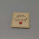 KATINAT Grandparent Reveal Keepsake, Pregnancy Announcement for Grandparents, Baby Announcement Sign, Ultrasound Picture Frames Wooden Keepsake Box, First Time Grandparents Gift (Ultrasound Little Secret)