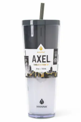 Manna Axel Tumbler Plastic 24oz Black