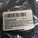 Spandex Table Cover 2 Pack 8FT Black Fitted Tablecloths,Washable Wrinkle Resistant Stretch Table Cloth Rectangle for Vendor Booth Display Items,Party Supplies for Adults,Wedding Decorations,Banquet