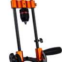 O'SKOOL Multi-Angle Drill Guide for Cordless Drills, Adjustable from 0 to 60 for Flat and Round Workpieces, DAB014