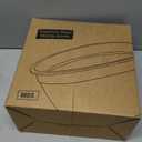 Stainles Steel Mixing Bowls with Lids Set, Stackable Metal Mixing & Serving Bowl with Strainer, 5-Piece - Beige