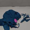 Avidlove Women Lingerie Lace Babydoll Chemise Sexy Mesh Nightdress V Neck Nightwear Side Split Nightgown (Small, Blue Green)