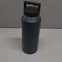 BJPKPK Insulated Water Bottles, Dishwasher Safe 36 oz Water Bottle with Handle, Leakproof BPA Free Water Jug, Stainless Steel Thermo for Sports, Navy Blue