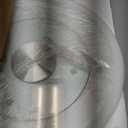 ISOFORMA Glass Lazy Susan for Table Top, 24 Inch Lazy Susan, Tempered Glass Turntable, Large Centerpiece for Dining Table(60cm/24inch)