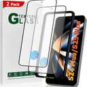2 Pack Galaxy S24 Plus/S25 Plus Matte Screen Protector,9H Hardness Tempered Glass,Anti-Glare,Anti-Scratch,Smooth and Responsive Absolute,High Definition,Fingerprint Unlock, With Installation Frame