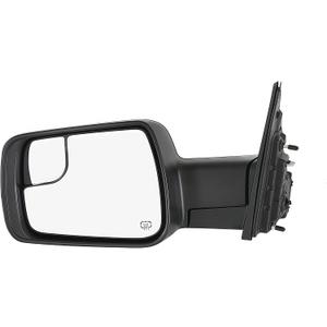 68462769AB Left Driver Side Mirror Compatible With Dodge Ram 1500 2019-2026, Black-Left-14 Pins