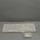 Dilter Wireless Keyboard and Mouse Combo, 104 Keys Full-Sized Typewriter Keyboards,  Receiver Plug and Play, for Windows, PC, Laptop, Desktop (Cremy White)
