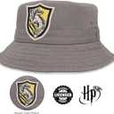 Harry Potter Bucket Hat for Kids, Boy, Girl Sun Hat Ages 4-7, Big Kids 7-14 Years 100% Cotton for Summer Teen Youth Beach Hat (Gray)