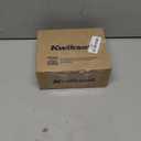 Kwikset Halifax Interior Privacy Door Handle with Lock, Door Lever For Bathroom and Bedroom, Matte Black Reversible Keyless Push Button Lock Door Lever, with Microban Protection, Square Rose