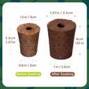 70 Pack Grow Sponges, Starter Plug for Seeds or Cuttings, General Hydroponics Rapid Rooter Plugs for Seedling Herbs Lettuce Vegetable Flower, Great for Soil or Hydroponics Growing System (Cylinder)