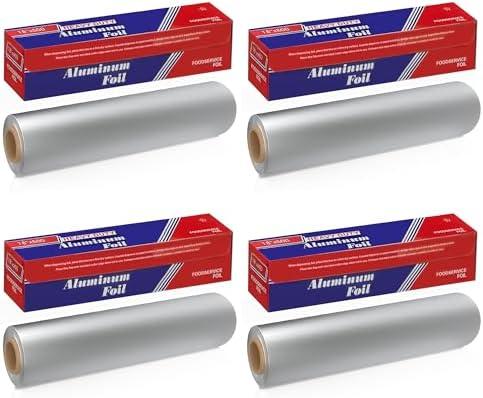 Amazon.com: Aluminum Foil Roll 18"x 500 feet (1 Pack) - Aluminum Foil Heavy-Duty, Commercial Grade for Food Service Industry - Silver Foil for Cooking & Roasting : Health & Household