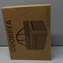 23L Extra Large Expandable Insulated Cooler Lunch Box for Men Double Deck Leakproof Heavy Duty Lunch Bag with 4 Ice Packs&2 Snack Bags for Adult/Construction/Women/Work/Picnic/Camping - Blue