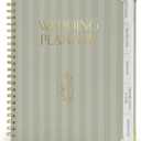 Beautiful Wedding Planner Book and Organizer - Perfect for Detailed Planning Of Your Big Day - Unique Engagement Gift for Newly Engaged Couples, Future Brides and Grooms (Sage)