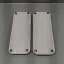 2pcs Instant Water Absorbing Stone Tray - Stone Soap Tray for Bathroom & Kitchen (Gold)
