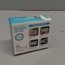 4 Pack Drawer Locks Baby Proofing, Maveek Child Proof Cabinet Locks For 0-12 Month Baby Safety Botton Lock For Drawers Side Furniture Latches Corner Edges (White)