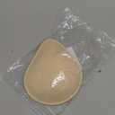 Mastectomy Breast Forms,Foam Latex Spiral Breast Prosthesis for Mastectomy Bra Breathable Breast Insert Pads(1 Piece) (Medium, Right-beige)