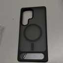 Temdan Magnetic for Samsung Galaxy S25 Ultra Case, [Innovate Stand][Military Grade Drop Protection][Non Slip][Translucent Matte] Shockproof Phone Case for Galaxy S25 Ultra 6.9" 2025 -Black