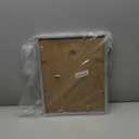 upsimples 11x14 Picture Frame, Display Pictures 8x10 with Mat or 11 x 14 Without, Wall Hanging Photo Frames, Silver, 1 Pack