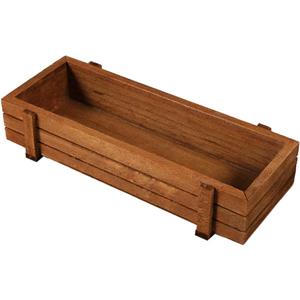 Wooden Planter Box, Wooden Planter Boxes Rectangular Wooden Window Box Garden Planter Indoor Outdoor Wood Flower Container for Flower Plant Vegetables