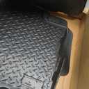 Husky Liners Classic Style Floor Mats | Fits 2001-2003 Ford F-150, SuperCrew (Crew Cab), Will NOT Fit SuperCab (EXT Cab) | 2nd Row, 2-pc Black - 63051