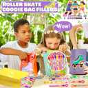 Roller Skate Party Favors for Kids - 24PCS Colorful Skate Bubble Wands Sports Theme Birthday Party Supplies Goodie Bag Fillers Classroom Rewards