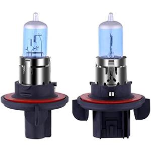 NEWBROWN H13 Headlight Bulb 9008 Halogen Headlight Bulbs 5000K Super White Light Long Life Replacement P26.4T 12V 55W/60W (H13/9008, 1 Pack)