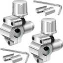 BPV31D Bullet Piercing Valve Kit-BPV-31 Refrigerator Tap Valve Set-Line Tap Valve Kit, for 1/4 Inch, 5/16 Inch, 3/8 Inch Outside Diameter Universal Refrigerator Tube (3)