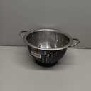 GoodCook Colander Premium Stainless Steel Construction with Handles and Elevated Pedestal Foot, 5-Quart, Black
