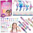 TECJOE DIY Headband Making Kit, Including Headbands & Slap Bracelets, DIY Hair Accessories Set, Arts and Crafts Gifts for Girls, Girl Toys for Age 310