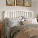 AFI, Richmond Slatted Queen Solid Wood Headboard, White
