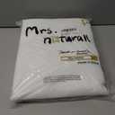 Mrs.Naturall White Linen Curtains 84 Inches Long for Bedroom,Light Filtering Semi Sheer Curtains 84 Inch Length 2 Panels Set