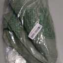 Chyhomenyc Sage Green Sheer Curtains 72 Inches Long 2 Panels Set, Light Filtering Tufted Textured Soft Airy Rod Pocket Elegant Leaf Window Treatment Drapes for Bedroom Living Room, 42" Wx72 L, 2PCS