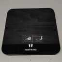 Digital Bathroom Scale for Body Weight: High-Precision 4-Sensor Accuracy, LED Display, 400lb/180kg Capacity, Safe Rounded Corners, Batteries Included