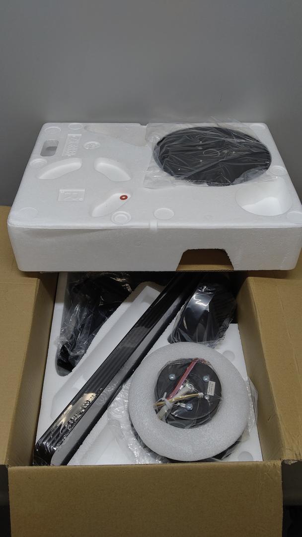 ZMISHIBO 52" Ceiling Fans with Lights, Black Modern Ceiling Fan with Remote, Farmhouse Indoor Ceiling Fan with Dual Finish Blades, Quiet & Strong Motor, Bright LED Light.