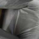 ENITYA 19" Back Support Pillow,Reading Pillow with Attached Arms & Large Pockets, Removable Washable Cover, Wedge for Sitting,Reclining,Watching TV,Post Surgery in Bed,Couch or Floor,Medium Firm,Grey