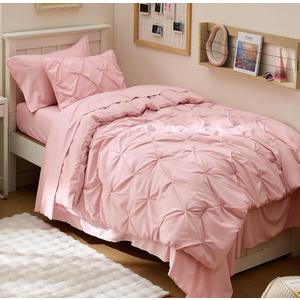 Bedsure Twin XL Comforter Set Pink - Dorm Room Essentials for Girls, Extra Long Twin XL Bedding Set with Sheets, All Season Down Alternative Comforter with Sheets, Pillowcase & Sham