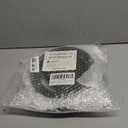 Black Porcelain Drip Pans Set 4-Pack 318067041 & 318067051 Compatible with Frigi-daire Ken-more Range Oven Replaces Electric Range Stove Burner